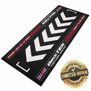 BikeTek Series 7 Motorcycle Workshop Pit Garage Mat Union Jack 190 x 80 cm