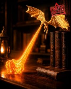 Dragon Book Nook Light