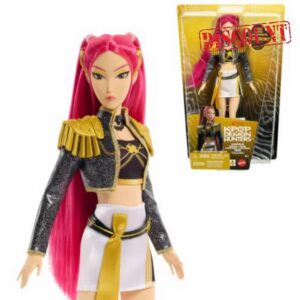 ​Mattel KPop Demon Hunters HUNTR/X Mira “Golden” Singing Doll                                                          Wearing Removable Signature Outfit