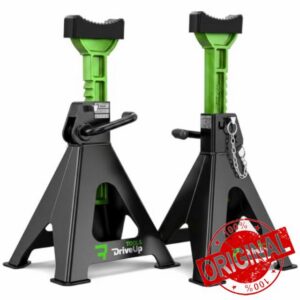 Axle Stands 3 Tons with Rubber Pad | Stabilizing Jack Stands Pack of 2 | Lifting Height 11.6-16.7 Inches | Car Lift | Heavy-Duty Car Stands 3 Tons (6