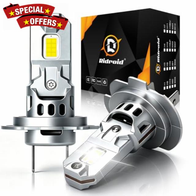 H7 LED Headlight Bulb Kit Canbus Plug & Play 6500K White