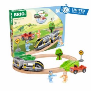 BRIO World - 36144 Bluey Train Set | Toy Train Set for Kids Aged 3 Years Up
