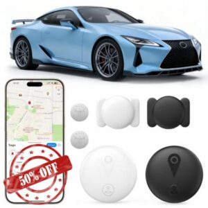 2 Pack GPS Tracker for Vehicles Works with iOS & Android