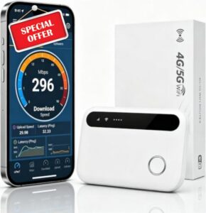5G Mobile Hotspot Portable WiFi 6 Router