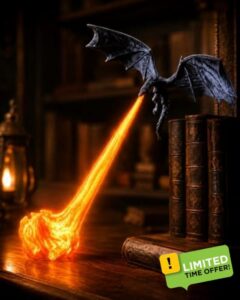 Dragon Book Nook Light