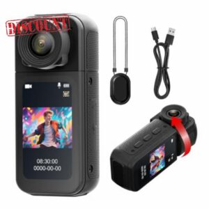 1080P Body POV Thumb Camera Video Recorder for Sports Travel Vlogging                                                          Loop Recording Video