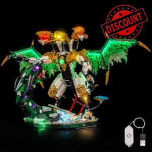 Light Kit compatible with Lego 71872 Ultra Dragon Battle | Decoration Lighting Set