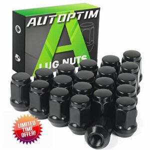 AUTOPTIM 1/2-20 Wheel Lug Nuts - Replacement for 1964-1973/1994-2014 Ford Mustang