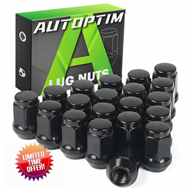 AUTOPTIM 1/2-20 Wheel Lug Nuts - Replacement for 1964-1973/1994-2014 Ford Mustang
