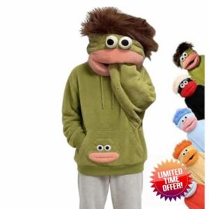 Big Mouth Monster Onesie Hoodies for Men UK Adult Funny Pajamas Cute Women Halloween Costumes Onesie Adult Pajamas Funny Halloween Costume Plush Hooded One Piece Soft Fabric Long Sleeve Loungewea