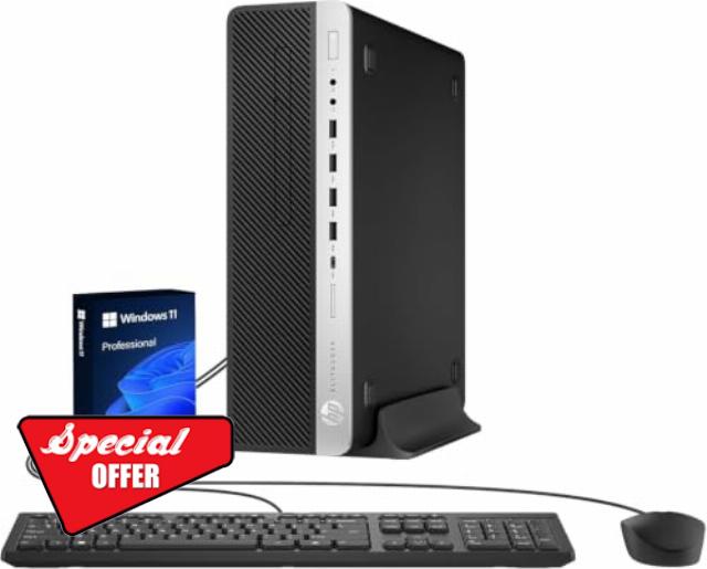 HP EliteDesk 800 G5 SFF Desktop Computer PC i5-8500 Win11 (Renewed)                                                          16GB RAM