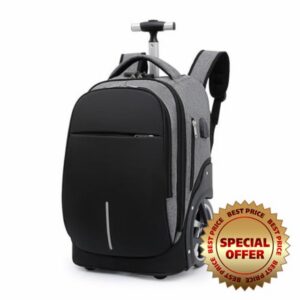 55L Trolley Bags Travel Case Wheeled Backpack Carry on Suitcase Luggage Bag with Wheels