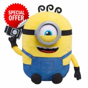 Just Play Illumination Minions Babbling James Interactive Plush | 23 cm Plush with Sounds