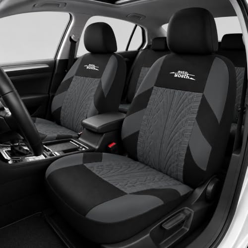 3D Tyre Embossed Universal Seat Covers | Front Seats Airbag Compatible