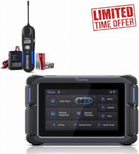 VDIAGTOOL Bidirectional Scan Tool VD70 Lite Scanner for Car with V210 Automotive Electrical Open Short Finder Circuit Tester Wire Breaker Finder DC 6-42V
