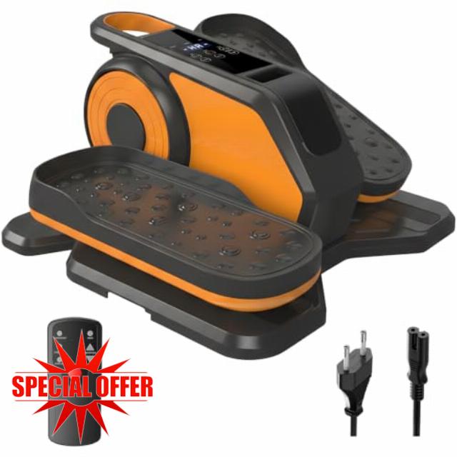 Under Desk Elliptical Machine with Built-in Portable Handle