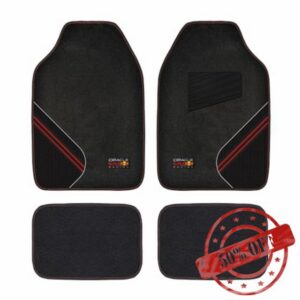 Red Bull Racing Car Mats – 4pc Universal Fit Set