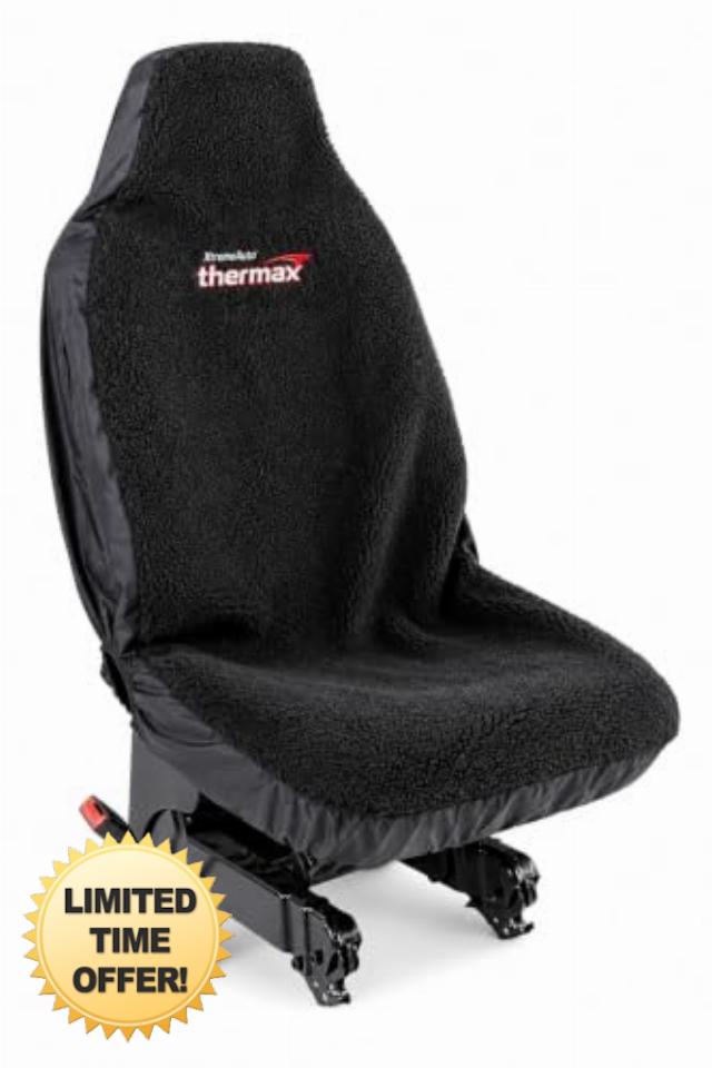 Xtremeauto Thermax Universal Car Seat Cover – Water Repellent Thermal Sherpa Fleece Heavy Duty Seat Protector for Cars