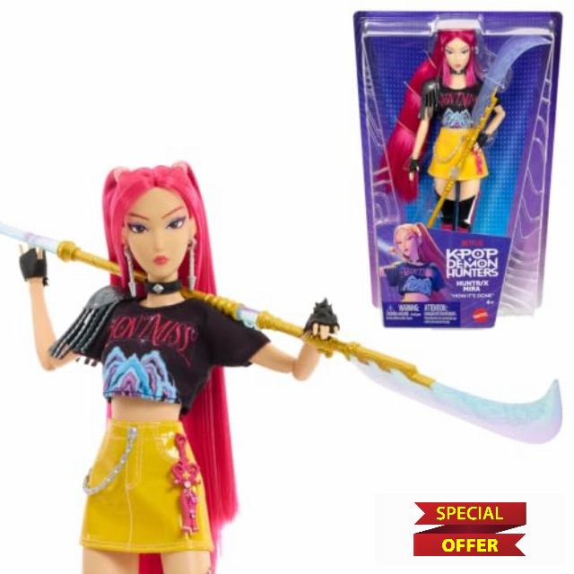 Mattel KPop Demon Hunters HUNTR/X Mira Fashion Doll | Wearing “How It’s Done” Performance Look