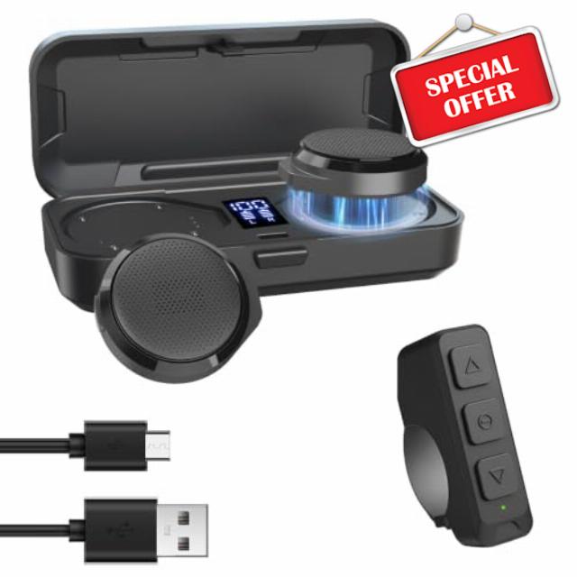 OBEST Motorcycle Bluetooth Headset 5.3 Noise Reduction Hands-Free | Wireless Hands-Free