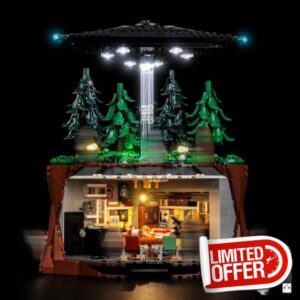 BrickBling Light Kit Compatible with Lego 21369 The X-Files (No Model)                                                          Touch Dimming Switch
