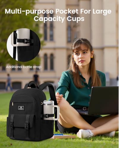 15.6 Inch Laptop Work Backpacks                                                          Fashion Rucksack Bag for Business for Ladies Teacher
