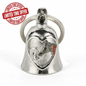 Cross Guardian Bell for Motorbikes: Eagle Motorbike Gifts Guardian Bell