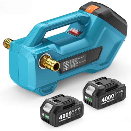 2880 L/h Self-Priming | Dual 4000 mAh Rechargeable Batteries