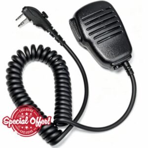 HYS Radio Speaker Microphone Compatible for Hytera PD505 TC-610                                                          Handheld Microphone with PTT button for HYT HYT210 PD405 TC-620 TC-446S TC-508 Walkie Talkie