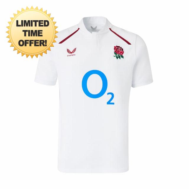 England Rugby Men's Home Classic Long Sleeve Shi