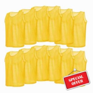Qcwwy 12 Pack Mesh Training Vests