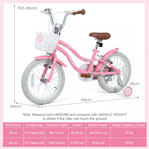 Bell & 2 Training Wheels