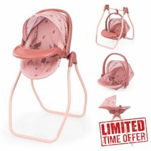 Doll accessories 4-in-1 set Doll high chair