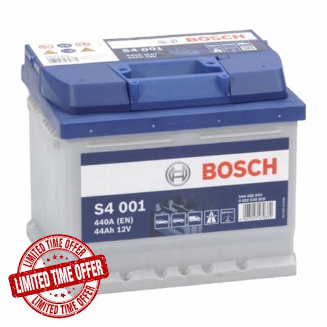 Bosch S4001 Car Battery 44A / h-440A