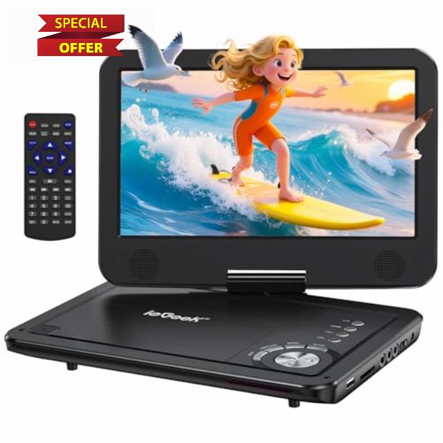 ieGeek 12.5" Portable DVD Player