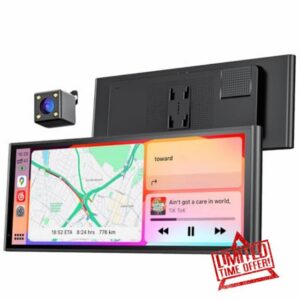 9.26" Wireless Portable Car Play Screen for Apple CarPlay & Android Auto