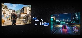 Text reads 'SAMSUNG' and 'Odyssey G9'. Ultrawide curved gaming monitor display showing dramatic blue cosmic imagery against black background