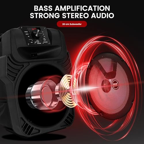 Rechargeable Party Speaker with LED Lights