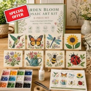 ByteCraft DIY Sea Glass Mosaic Art Kit