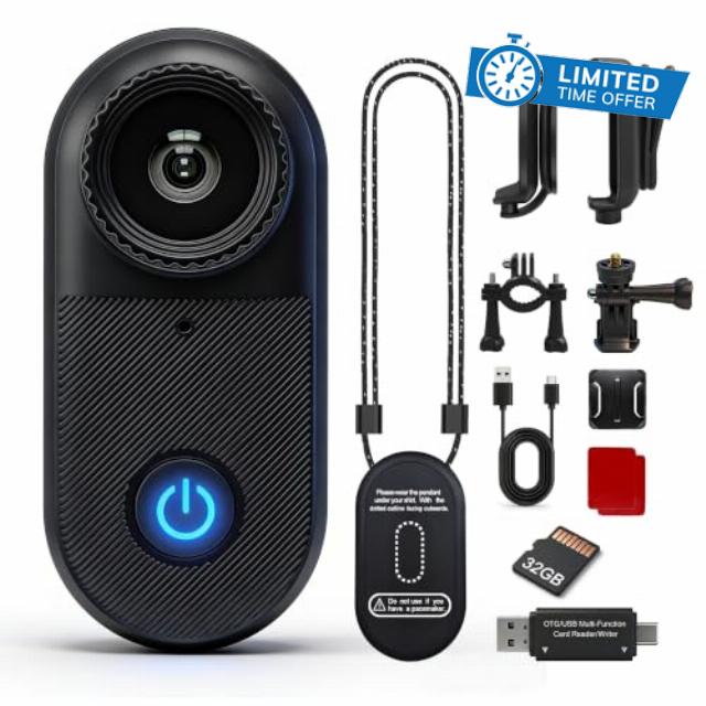 2.7K Mini Body Camera