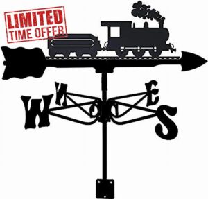 Weathervane with Train Ornament
