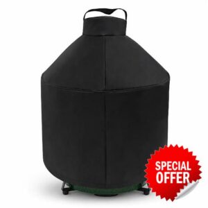 13 Inch BBQ Cover for Small Egg-Style Ceramic Grills                                                          Heavy Duty 600D PVC Polyester