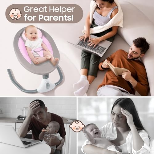 12 Lullabies Infant Rocker with Mosquito Net and Sunshade for Newborn up to 18 kg