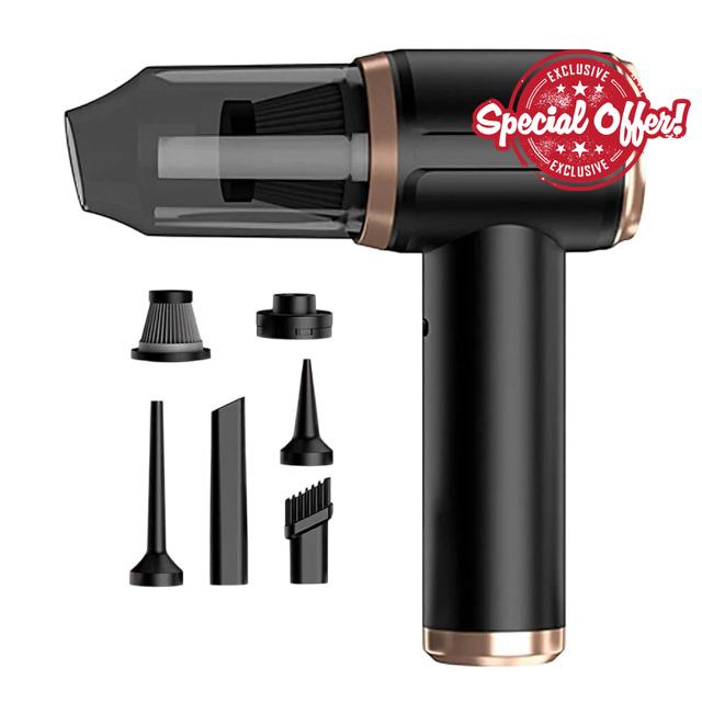 Dashidust Car Vacuum Cleaner (Black)