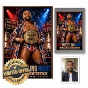Personalised UK Wrestling Champion Jigsaw From Photo and Custom Text
