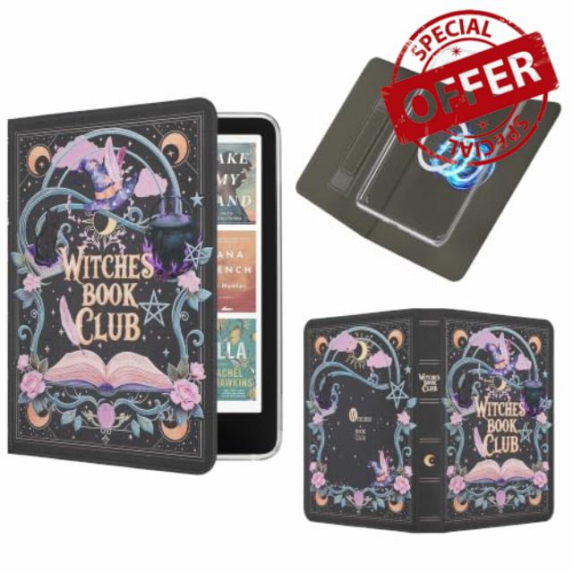 Magnetic Detachable Book Cover Case for 7" Kindle Paperwhite 12th Gen 2024 and Kindle Colorsoft Signature Edition