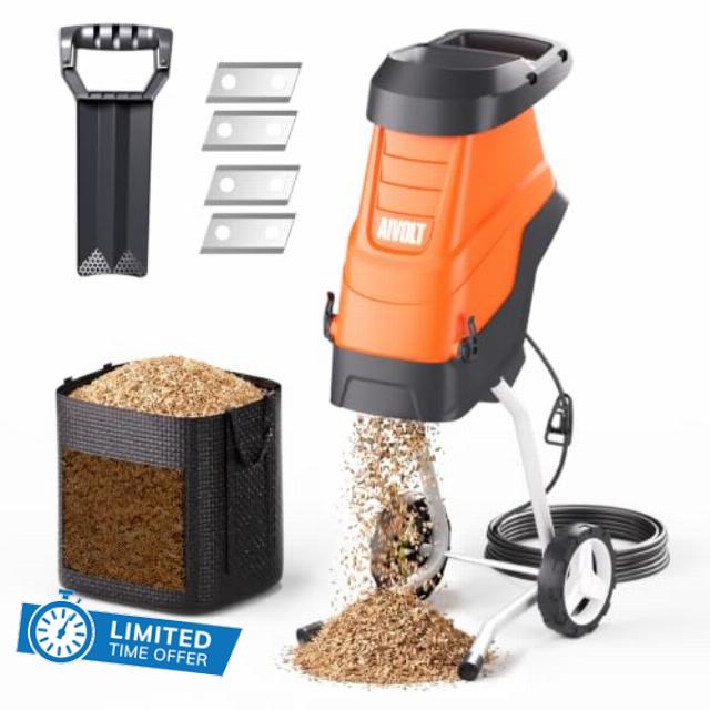AIVOLT 2600W Garden Shredder
