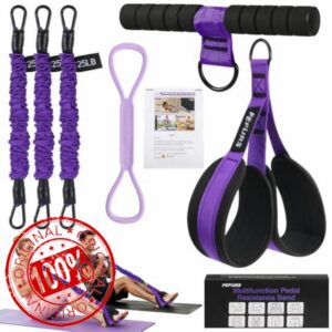 Foot Pedal Resistance Band with Handles