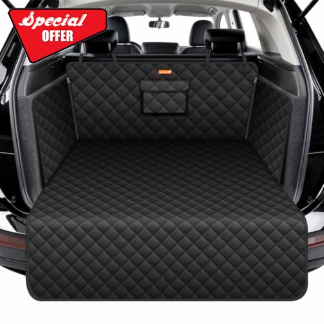 Alfheim Car Boot Liner for Dogs Waterproof Non-Slip Boot Protector Cover                                                          Heavy Duty 600D Oxford Machine Washable