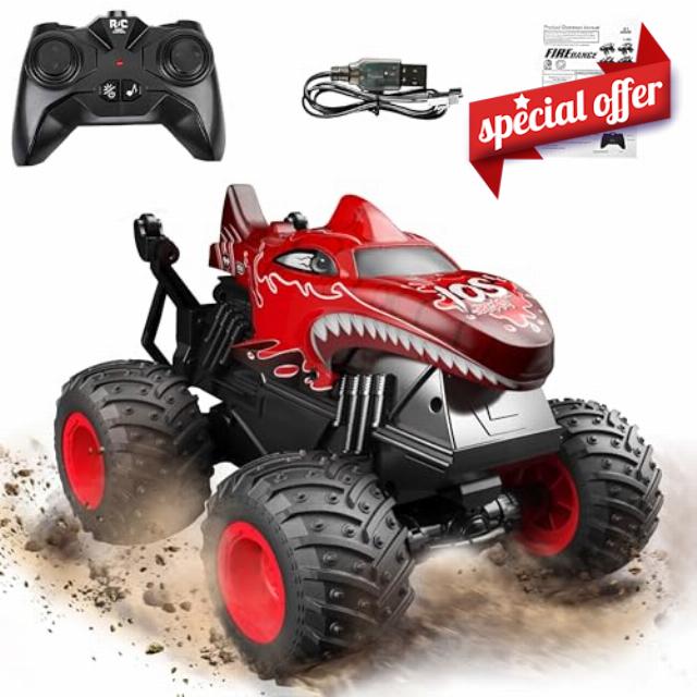 BEZGAR Monster Truck Toys Remote Control Cars for Kids